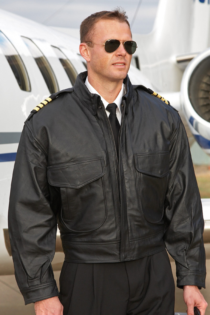 Keep the rain off that nicely pressed pilot shirt with this vintage Leather Flight Jacket. Of course, parked at Galaxy FBO under our canopy, you probably won’t need this but for travels further afield this jacket is an essential and functional gift for every sharp looking pilot.