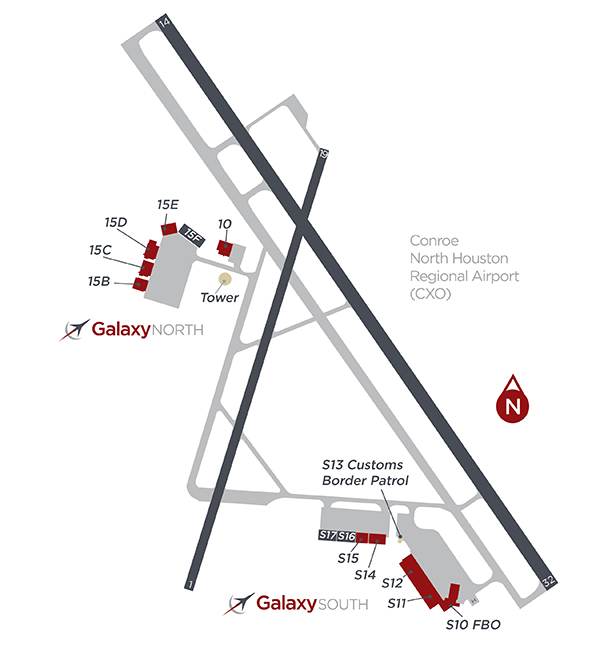 Galaxy FBO at KCXO